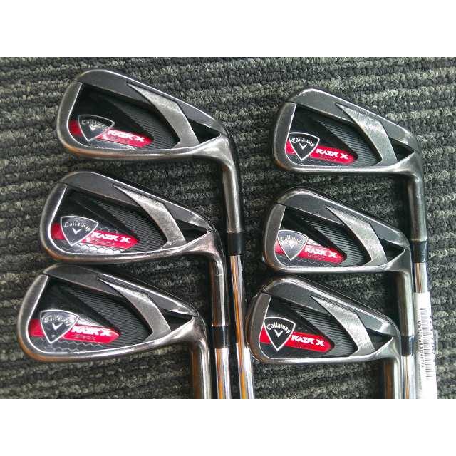 Callaway キャロウェイ RAZR X BLACK アイアンセット Callaway（キャロウェイ） 中古 RAZR X BLACK/NSPRO950GH(JP) 6本