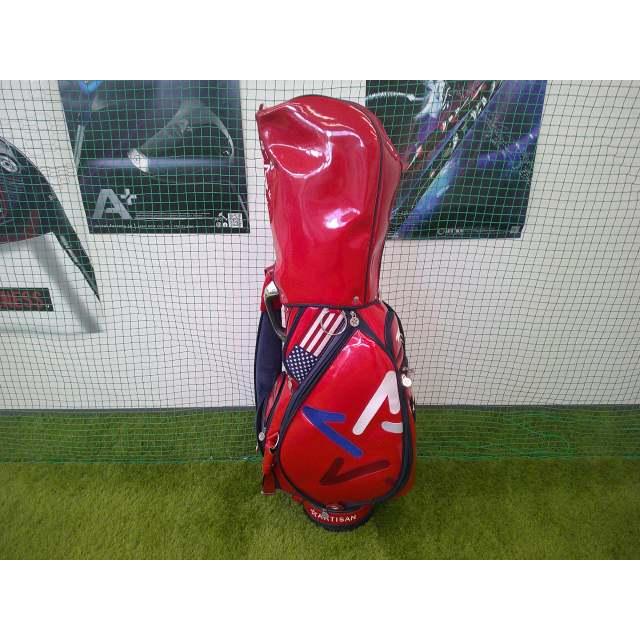 中古 その他 ARTISAN GOLF キャディバッグ レッド//0[5468]□博多 