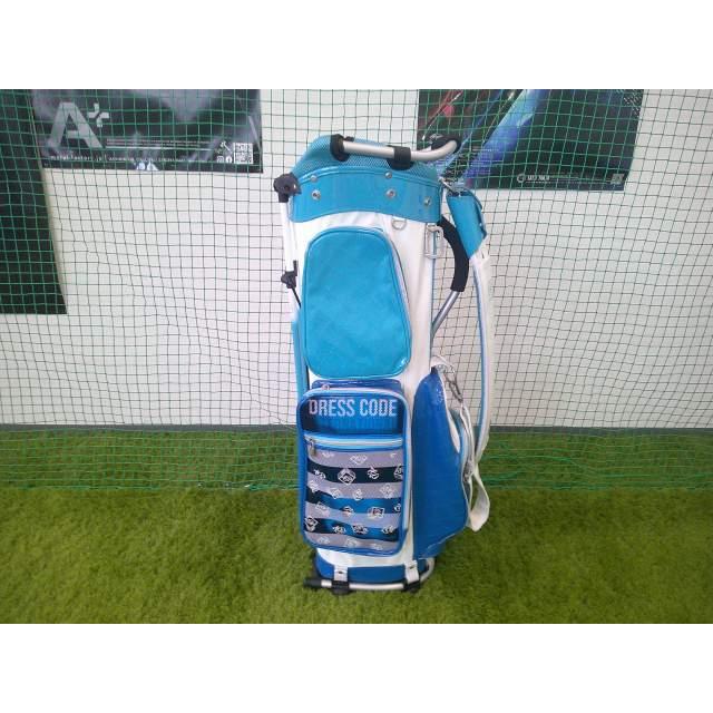 中古 その他 ZOY スタンド式キャディバッグブルー×ホワイト 071769884