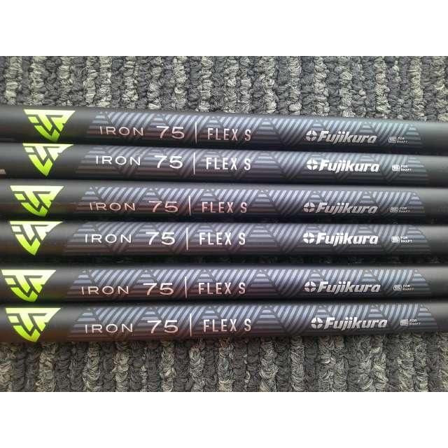 フジクラシャフト 中古 フジクラ TRAVIL IRON 75（S） 6本セット（5-9