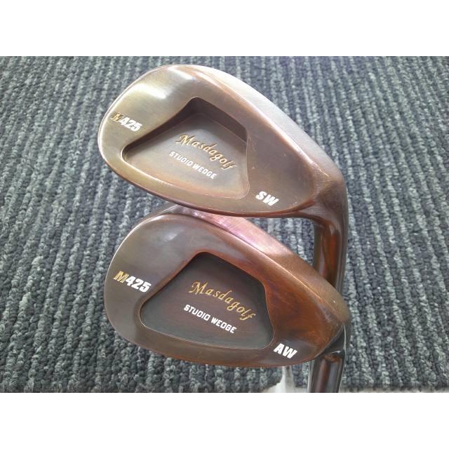 中古 マスダゴルフ STUDIO WEDGE M425／S 銅メッキ AWSWセット/K's