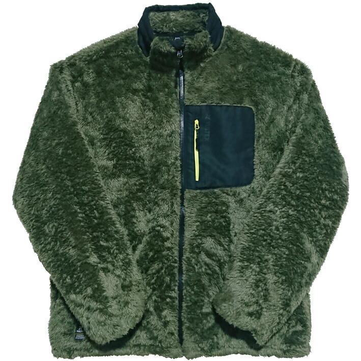 保温 防風 ボアフリース ジャケット メンズ M〜3L 軽量 暖かい 防寒