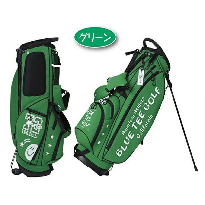 美品　BLUTEEゴルフキャディバッグ スタンド型9インチ BLUE TEE GOLF（ブルーティーゴルフ） ゴルフ 9型 スタンドキャディ