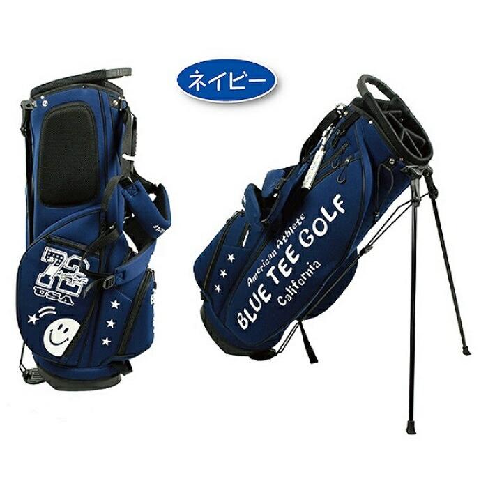 美品　BLUTEEゴルフキャディバッグ スタンド型9インチ BLUE TEE GOLF（ブルーティーゴルフ） ゴルフ 9型 スタンドキャディ