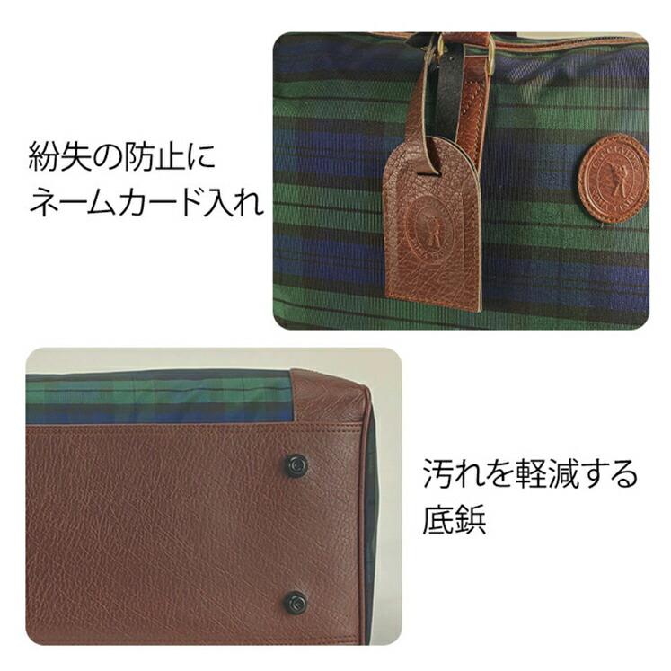 ボストンバッグ チェック柄 18L 国産 豊岡製 620g 軽量 ナイロン素材 男女兼用 cabb-31136 カチャトーレ CACCIATORE_13