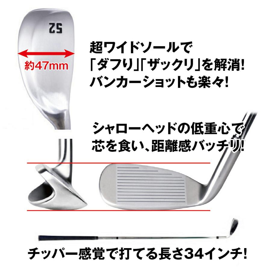 POWER BILT（パワービルト） ゴルフ チッパーウェッジ 34インチ 右打ち