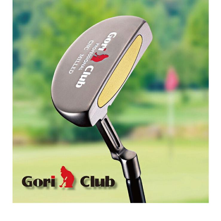 ゴルフ 伸縮 パター 無段階 長さ調節 56.5〜97cm 極太グリップ 右打ち