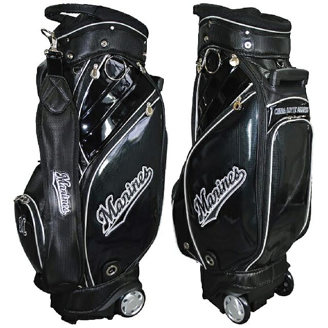 千葉ロッテマリーンズ　キャスター付きキャディバッグ 千葉ロッテマリーンズ 9.0型 キャスター付き キャディバッグ 2022年