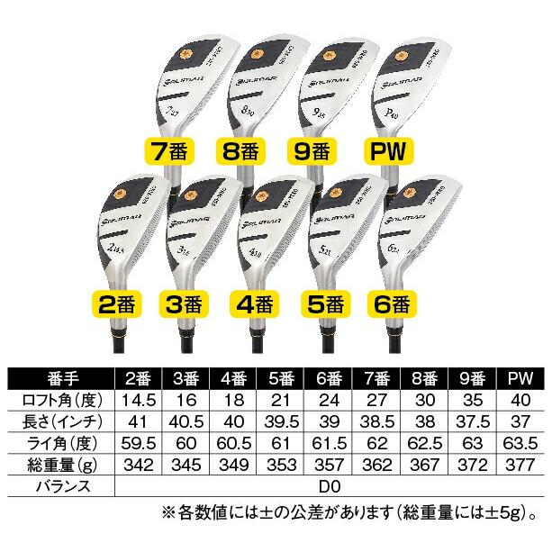 ORLIMAR（オリマー） ユーティリティ アイアン (2番〜PW) 単品