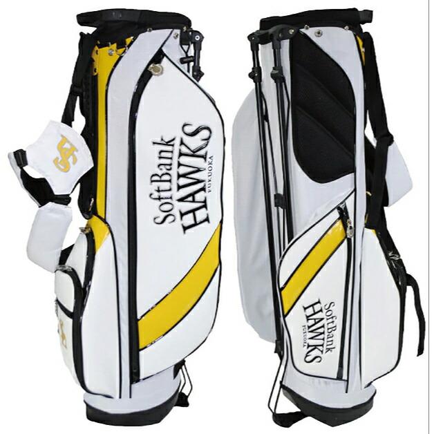 福岡ソフトバンクホークス ゴルフ 7.5型 スタンドキ ャディバッグ 2023