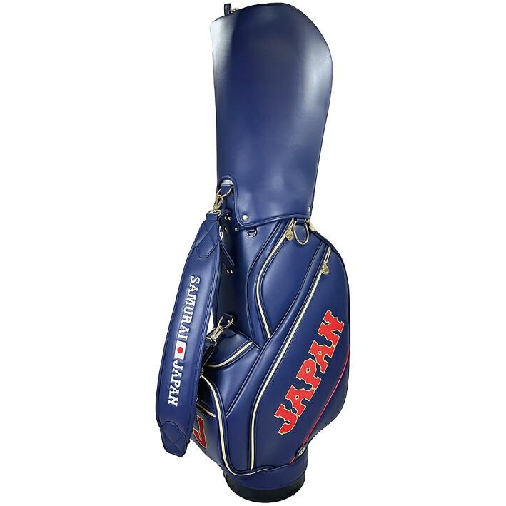 侍ジャパン キャディバッグ 9.5型 4.9kg WBC2026モデル 合成皮革 PU