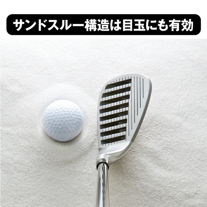 ウェッジ サンドウェッジ 穴開きフェース スリップソール