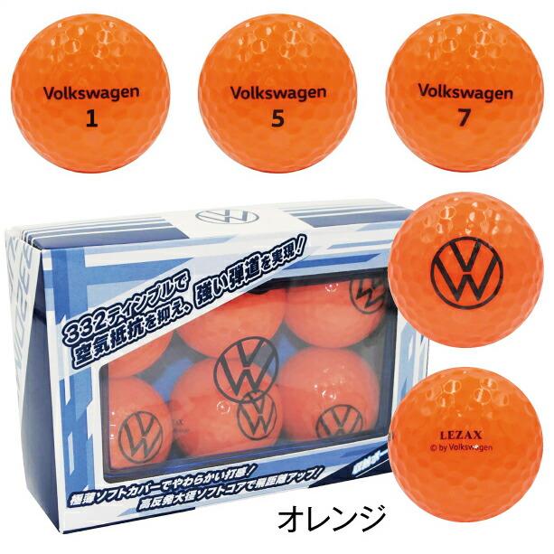 フォルクスワーゲン（Volkswagen） ゴルフ ボール 2024年モデル 6個