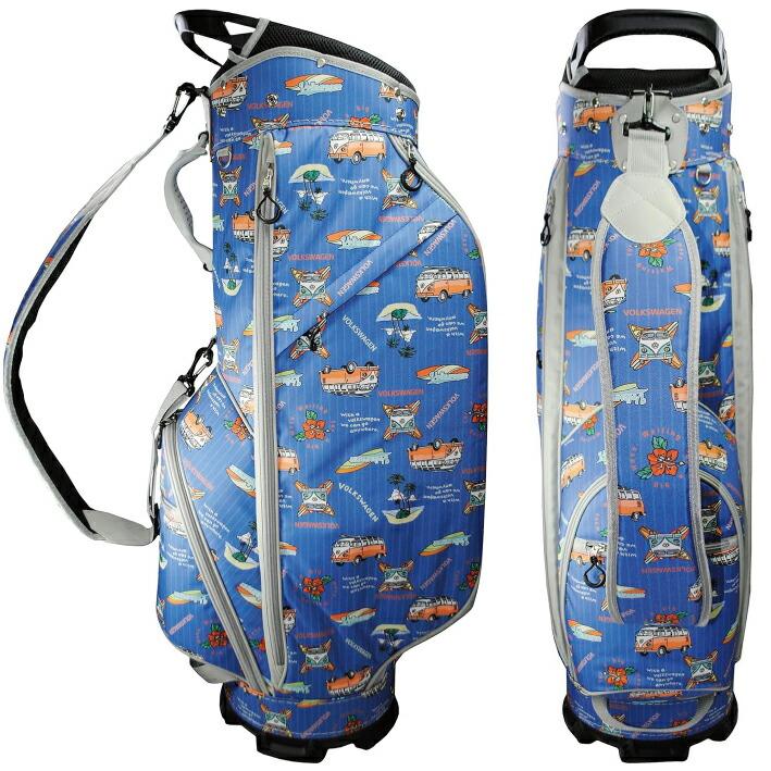 キャディバッグ 9.5型 軽量2.8kg 4分割 47インチ対応 合成繊維 全4色