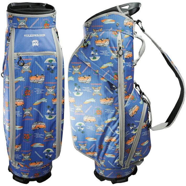 キャディバッグ 9.5型 軽量2.8kg 4分割 47インチ対応 合成繊維 全4色