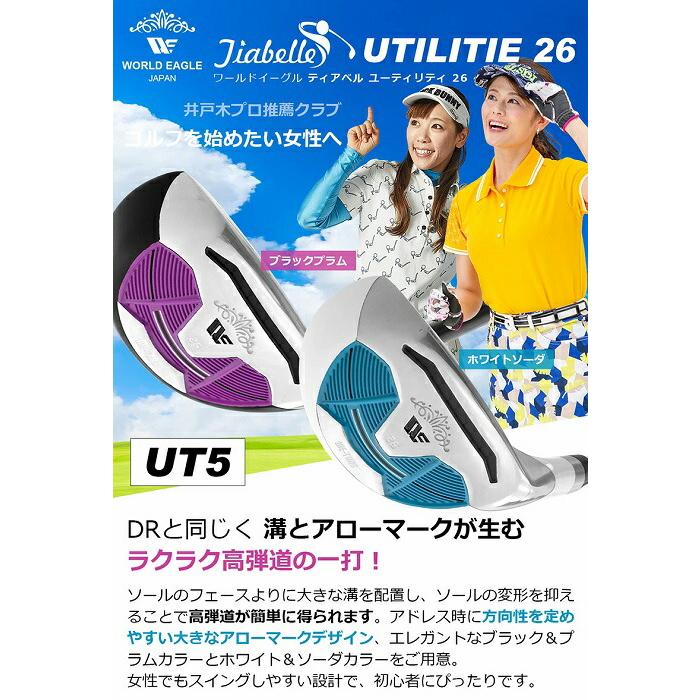 ゴルフセット レディース ハーフセット 6本 キャディバッグ付 L 460cc