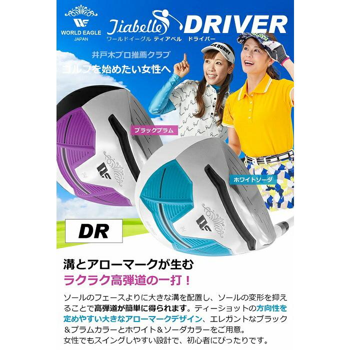 ゴルフセット レディース ハーフセット 6本 スタンドキャディバッグ付