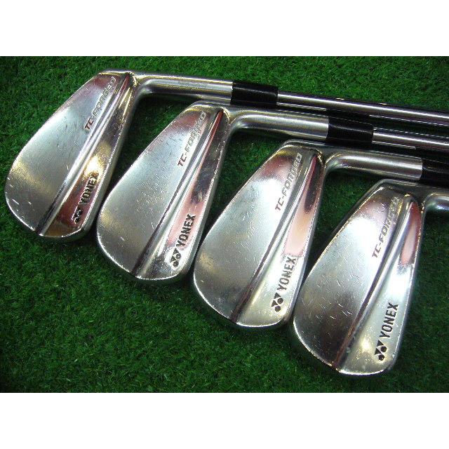 カスタム ヨネックス チタンハイブリッド マッスルバックアイアン TC-FORGED モーダス120 (TX) 4I〜PW 7本セット TOUR120 *MP@1*L*050