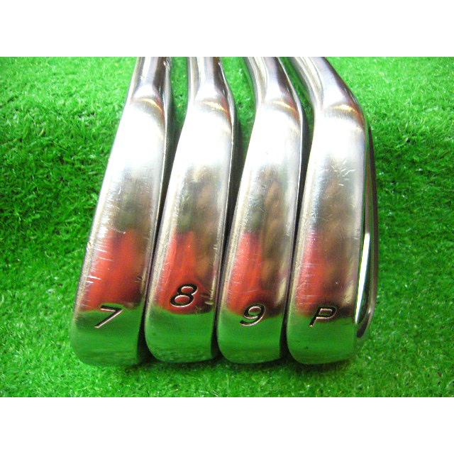 リシャフト プロ支給品 テーラーメイド R9 TP アイアン B刻印 2009年 3I〜PW 8本 KBS TOUR (S) ストレートネック 小ぶりヘッド *MP@1*L*050の画像