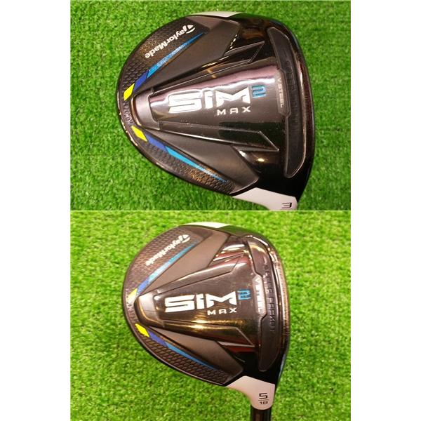 SIM2MAX フェアウェイウッド 3W 5Wセット TOUR AD HD6 SIM2 2本セット テーラーメイド シム 2 フェアウェイウッド SiM MAX 3W