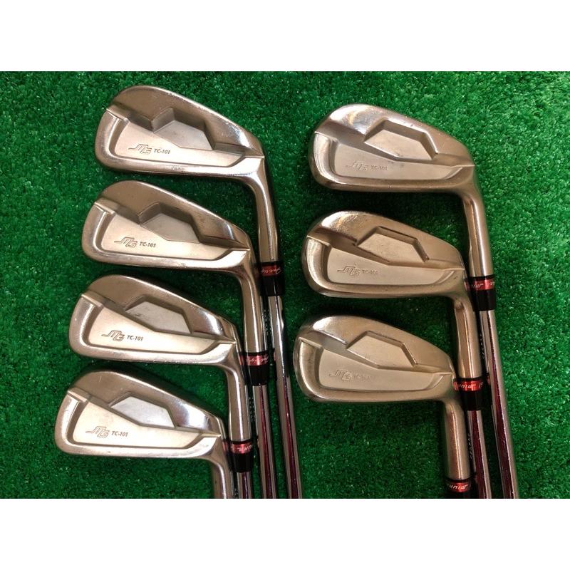 ☆ダブルニッケルメッキ☆三浦技研 TC-101アイアン 7本 Dynamic Gold 
