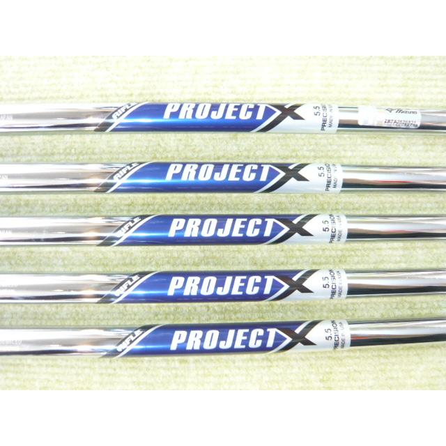 中古良品☆ミズノプロ 243 アイアン 5本セット (6I-PW) PROJECT X 5.5