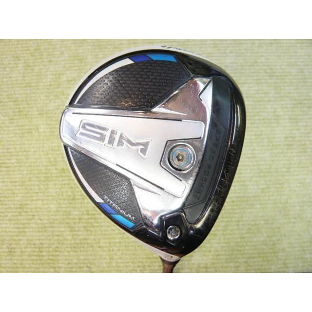 SIM チタン 3W フェアウェイウッド 15°シャフトIZ-6(S) カバー付 SIM リシャフト☆テーラーメイド フェアウェイ 3W【15度】TENSEI