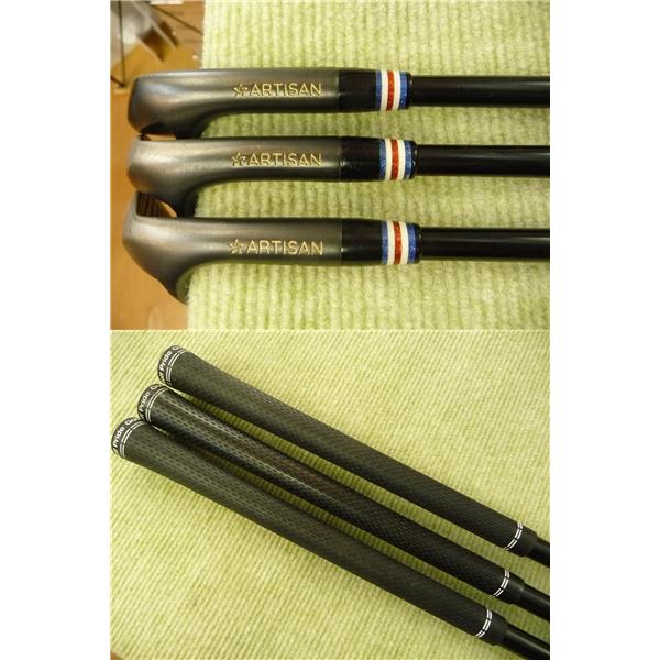 アーティザン ARTISAN DBM 黒ノーメッキ ウェッジ 52S/56DS/60DS 3本