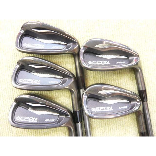 日本限定☆EPON エポン AF-707 BK アイアン 5本セット (6I-PW) NEW MCI