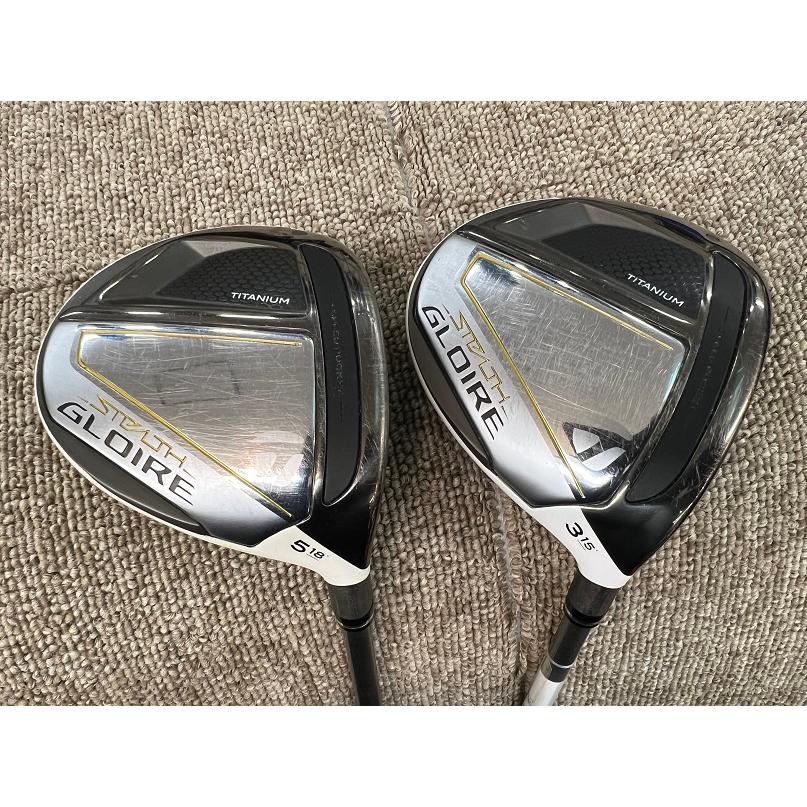 【美品】テーラーメイド ステルスグローレ 5W 4UT R 2本セット STEALTH GLOIRE ◇やさしくぶっ飛び！超人気FW2本セット