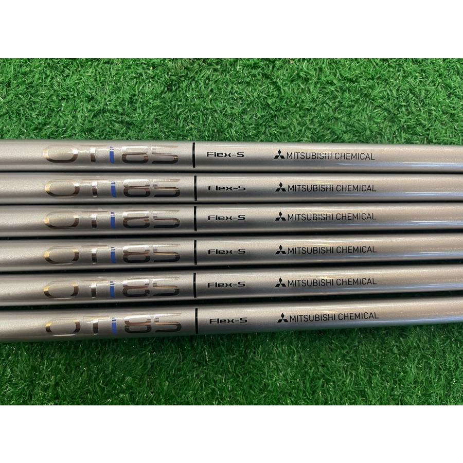 未使用品 アイアン用カーボンシャフト OTi 85 (S) 6本セット 三菱  