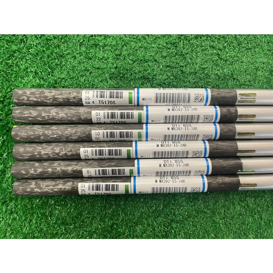 未使用品 アイアン用カーボンシャフト OTi 85 (S) 6本セット 三菱 