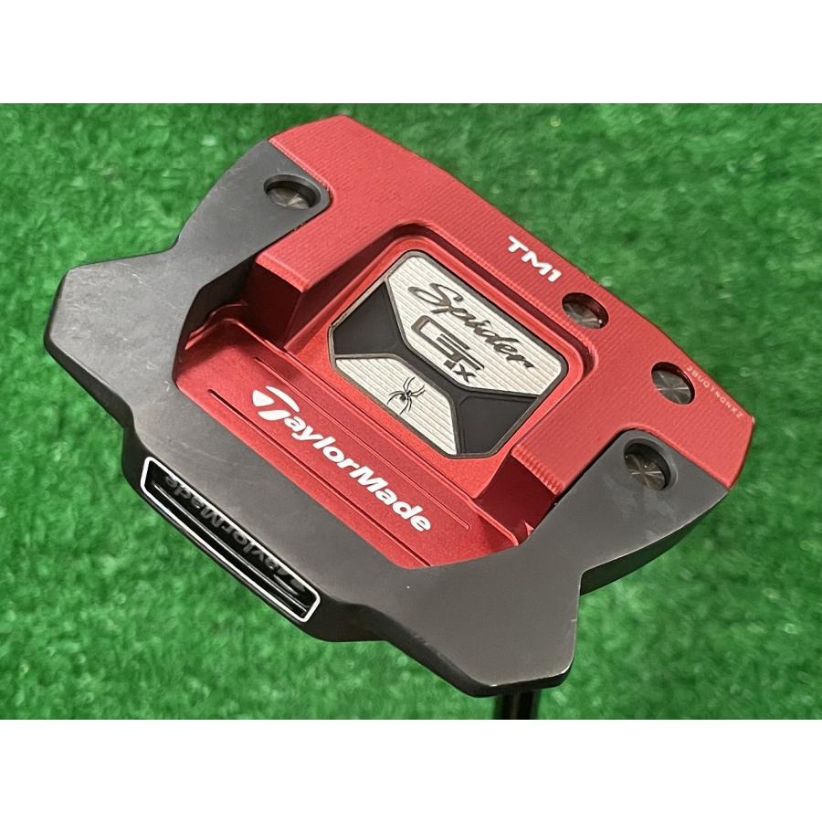 【美品】テーラーメイド　スパイダー GTx TM1 パター レッド テーラーメイド Spider（スパイダー）GTx RED トラス TM1 パターの試打