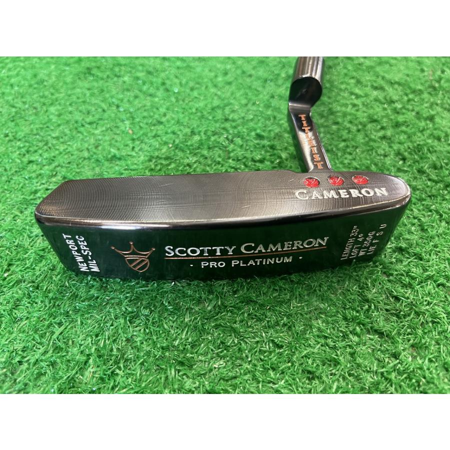 プロプラチナム ニューポート ミルスペック ブラックフィニッシュ 極美品 SCOTTY CAMERON スコッティキャメロン ニューポート プロ