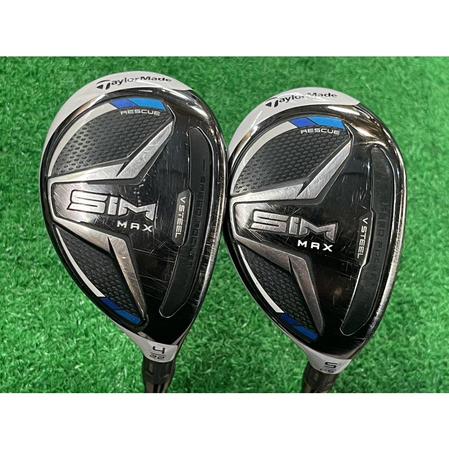 ユーティリティ2本 TaylorMade SIM MAX U4 U5 カーボンR