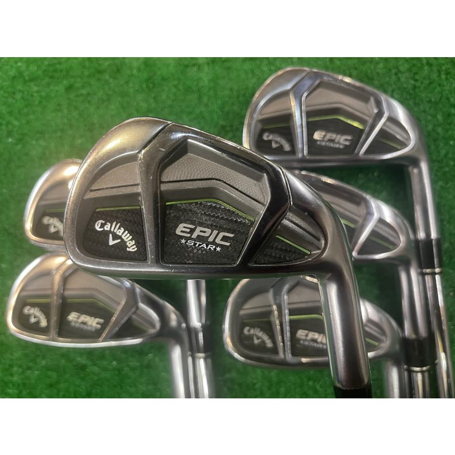 Callaway EPIC STAR アイアン6本セット 5I〜PW GBB EPIC エピックスターアイアン 5I〜PW 6本セット NSプロ ゼロス8 (S