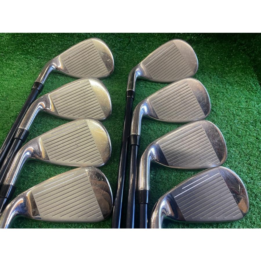 スチールヘッドXRアイアン 5I〜PW,AW,SW 8本セット 純正カーボン (S) キャロウェイ steelhead iron callaway■*MP@1*V*087の画像