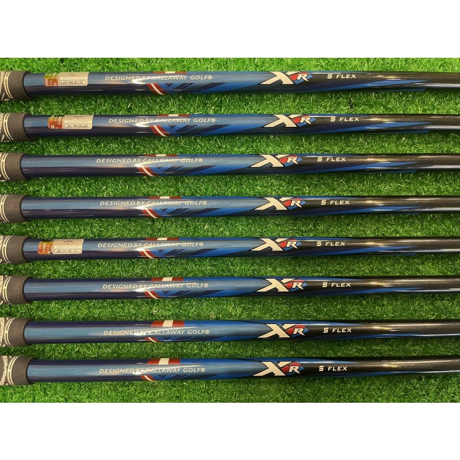 スチールヘッドXRアイアン 5I〜PW,AW,SW 8本セット 純正カーボン (S) キャロウェイ steelhead iron callaway■*MP@1*V*087の画像