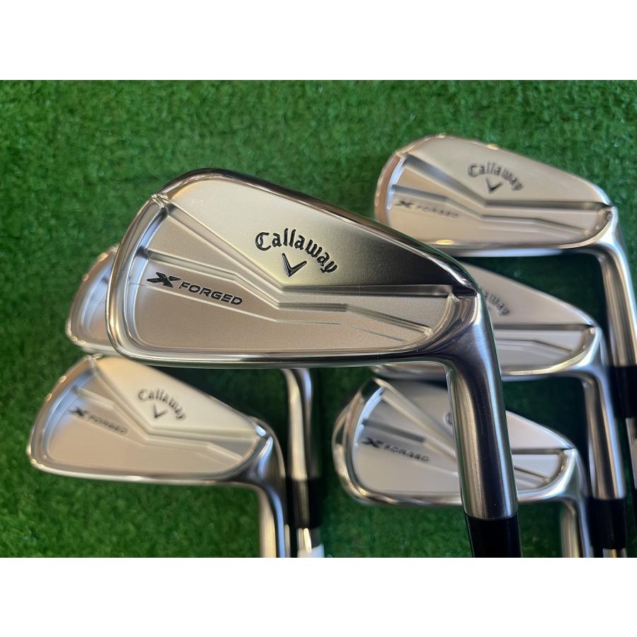 キャロウェイ　XFORGED2024 5〜P 6本　モーダス125R X（キャロウェイゴルフ） 美品 Xフォージドアイアン 2024 5I〜PW 6本