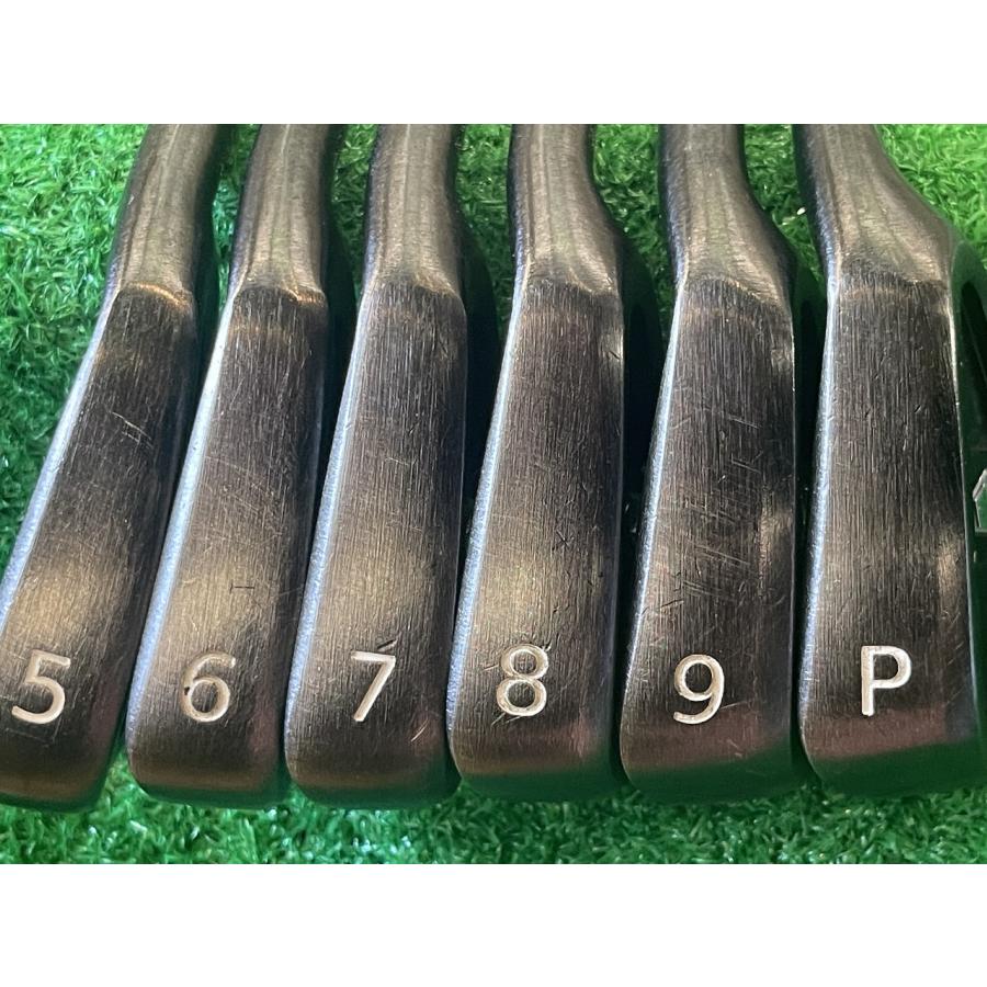 GTD CNCフォージドブラックアイアン 5I〜PW 6本セット スチール