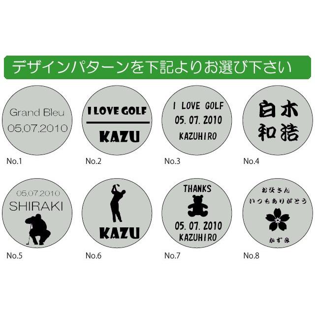スワロフスキー オーバル クリップ ストーン ゴルフ マーカー オリジナル 名入れ 刻印 |  | 03