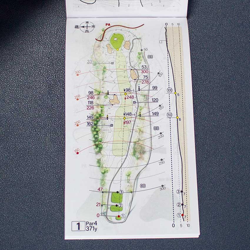 【送料込み】ヤーデージブック　東奥カントリークラブ（青森）18H |  | 05