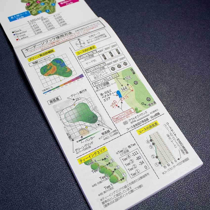 南部富士 送料込み】ヤーデージブック 南部富士カントリークラブ（岩手