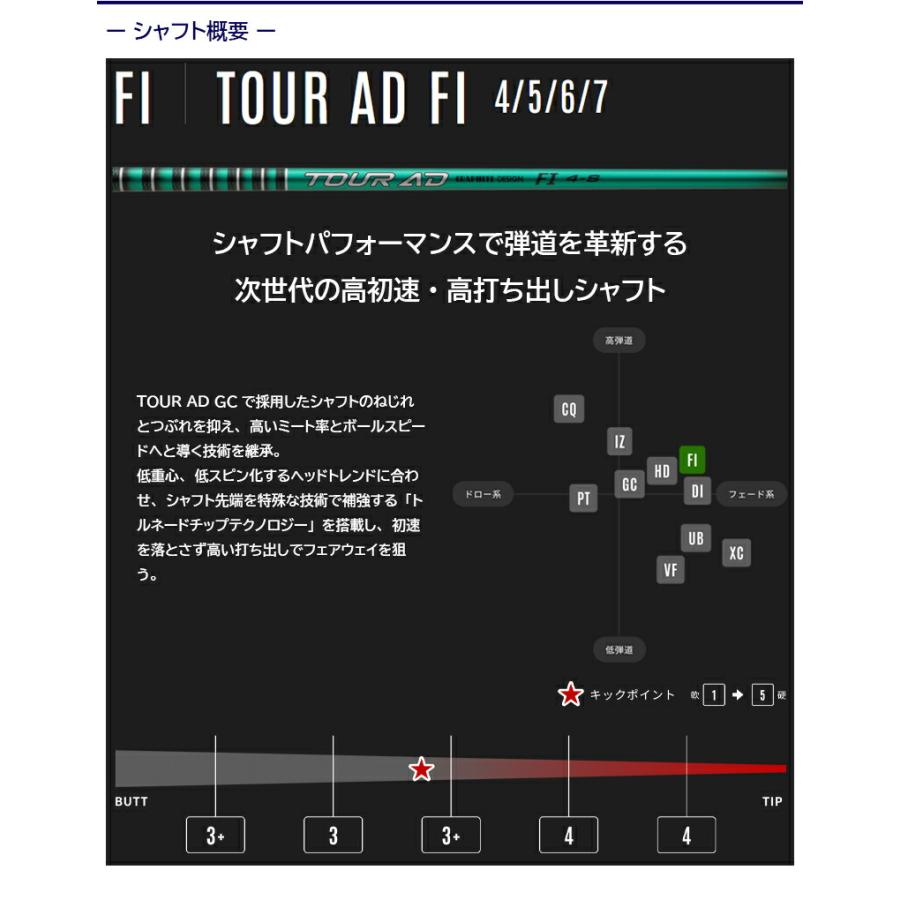 グラファイトデザイン TourAD FI（ツアーAD FI） キャロウェイ