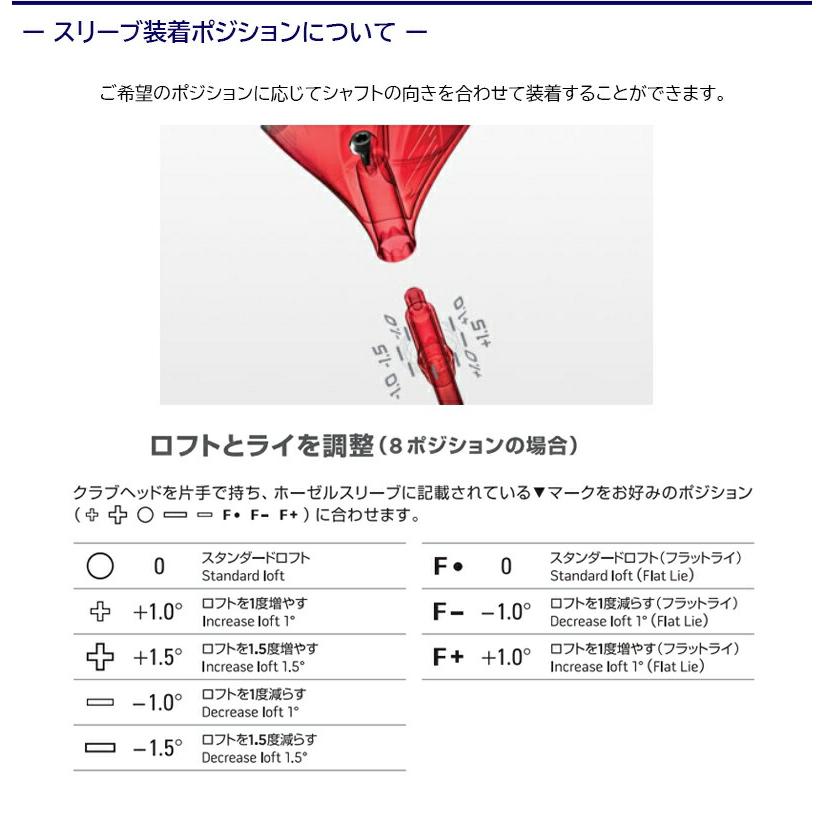 ピンG410以降FW用 スリーブ付きシャフト グラファイトデザイン ピンG410以降FW用 スリーブ付きシャフト グラファイトデザイン