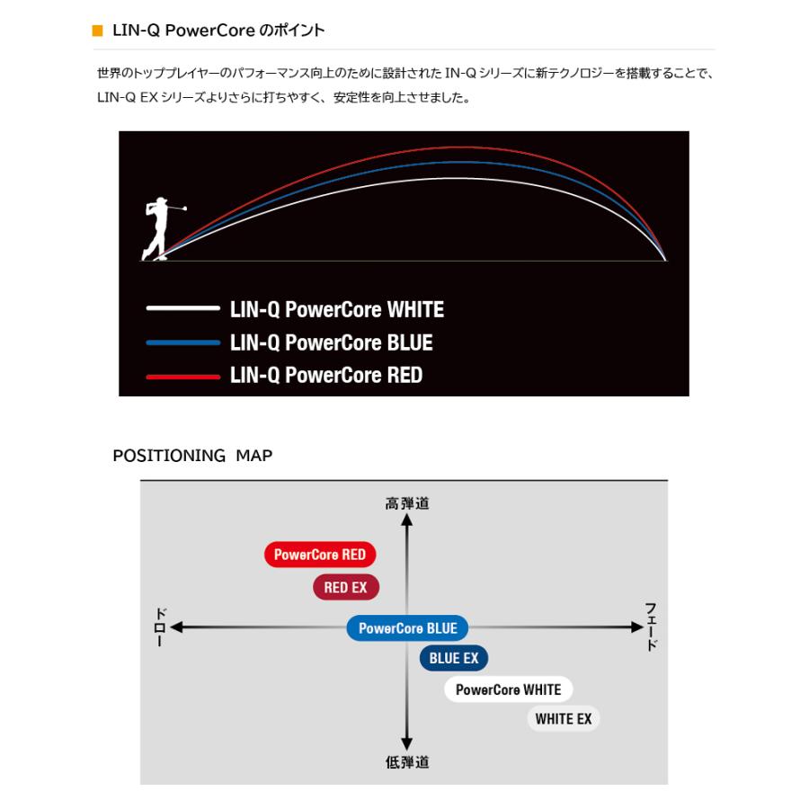 USTマミヤ LIN-Q PowerCore RED（繋がり 力強さ中核グループ 赤いこと） 労働者階級歯車 RS X 衣手付き添い人矢がら １番ウッド用