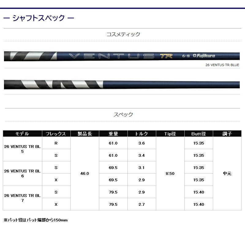 3〜5営業日】テーラーメイド スリーブ付きシャフト Fujikura フジクラ