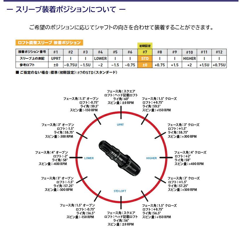 【3〜5営業日】テーラーメイド スリーブ付きシャフト/グラファイトデザイン TourAD UB［ツアーAD UB］ ドライバー用｜golfneo｜03