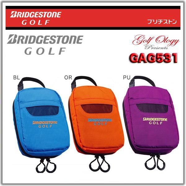 2015年モデル BRIDGESTONE ブリヂストン ラウンドポーチ GAG531 ※平日限定即納商品｜golfology