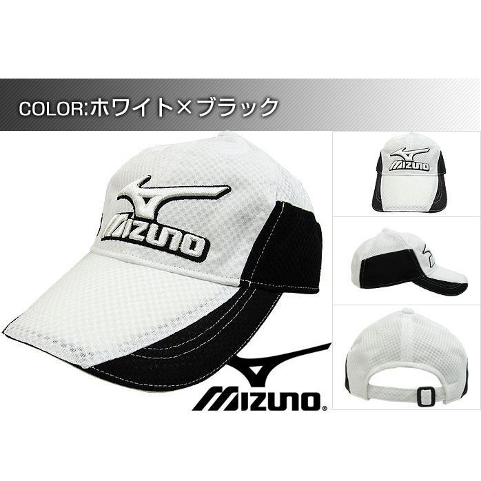 MIZUNO（ミズノ） メンズ 2トーンメッシュ ゴルフキャップ 汗をかいて